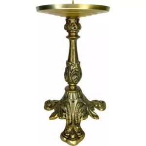 15192606246-di-174.jpg Castiçal alto ouro velho de 21 cm com suporte para vela