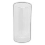 Porta Vela - Donzela De Vidro - Decoração P/Castiçal - 25X11Cm