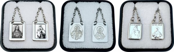 Escapulário Aço Inox C/ Caixa (2)