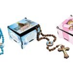 Terço Madeira Triangulo Resinado Na Caixa Mdf