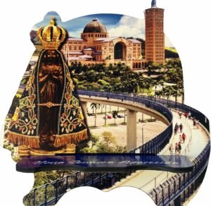 Porta Bíblia Nossa Senhora Aparecida Colorido Grande