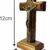 Crucifixo Madeira 12 Cm Mesa E Parede