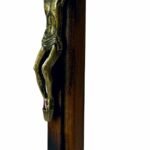 Crucifixo Madeira 19 Cm Mesa E Parede