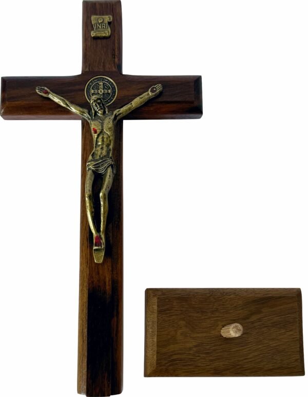 15383153716-cr-16-3.jpg Crucifixo Madeira 19 Cm Mesa E Parede