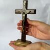 15383153810-cr-16-5.jpg Crucifixo Madeira 19 Cm Mesa E Parede