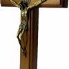 Crucifixo Madeira 26 Cm Mesa E Parede