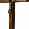 Crucifixo Madeira 35 Cm Mesa E Parede