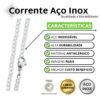 Corrente Aço Inox Fina