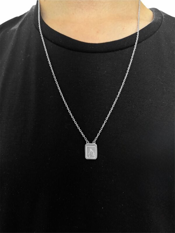 Escapulário Aço Inox C/ Caixa