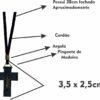 Kit 12 Cordão Cruz Com Cristo.