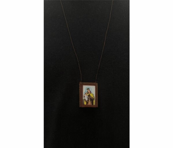 Escapulário De Tecido Original Grande 3 X 3,8 Cm