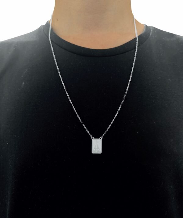 15384189381-es-62-5.jpg Escapulário Aço Inox São Jorge C/ Caixa