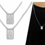 Escapulário Aço Inox C/ Caixa (2)