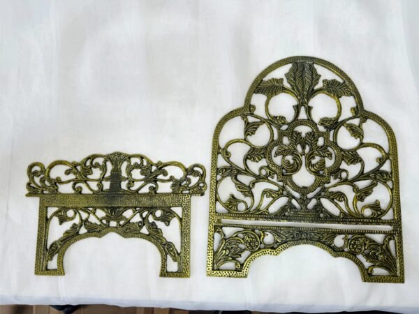 Porta Bíblia Metal Grande Ouro Velho