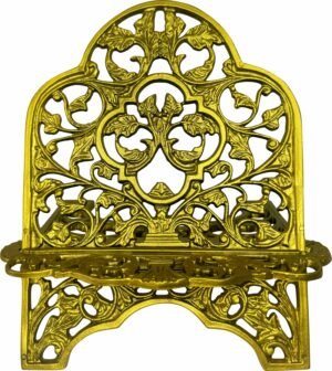 Porta Bíblia Dourado Plástico