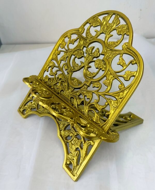 Porta Bíblia Dourado Plástico