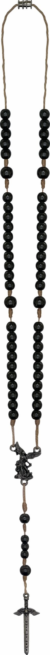 15396078046-foto-06.jpg Terço Pescoço Hematita São Miguel