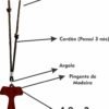 Kit 12 Cordao Tau Com 3 Nos Franciscano