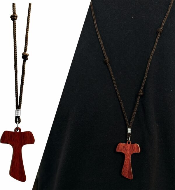 Kit 12 Cordao Tau Com 3 Nos Franciscano