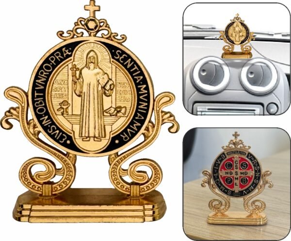 Medalhão De Mesa Com Adesivo - São Bento