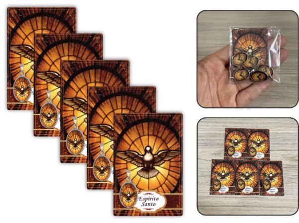 Kit 05 Medalhas Dupla Face 2,3X1,5Cm