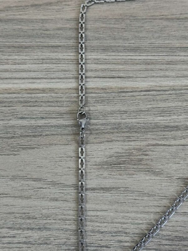 Corrente Aço Inox Com Medalha São Bento