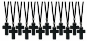 Kit 12 Cordão Cruz Palito Sem Cristo