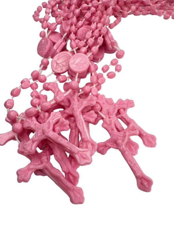 Kit 24 Terço Plastico Pequeno Várias Cores