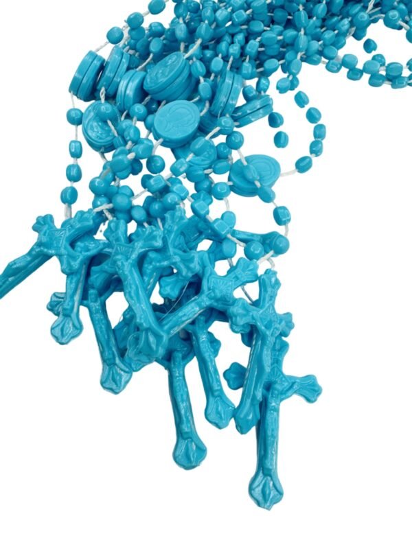 Kit 24 Terço Plastico Pequeno Várias Cores