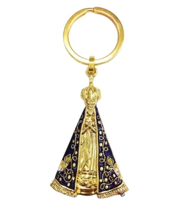 CHAVEIRO APARECIDA DOURADO COLORIDO