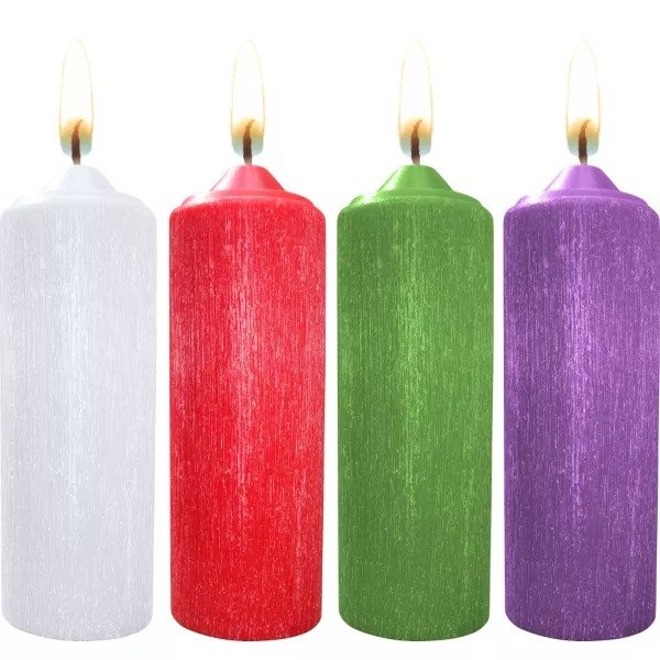 15190643309-di-151.jpg CONJUNTO VELA ADVENTO 16,0 X 5,0 CM