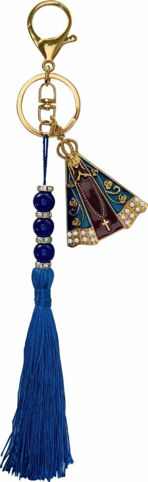 CHAVEIRO NOSSA SENHORA APARECIDA COM POM POM