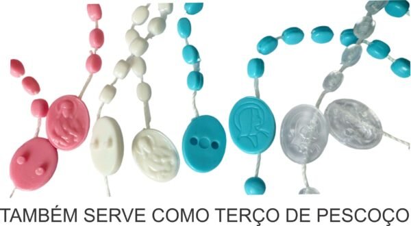 15414614546-td-19-2-3.jpg KIT 24 TERÇO PLASTICO PEQUENO VÁRIAS CORES