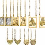 ESCAPULÁRIO FOLHEADO A OURO - VÁRIOS MODELOS