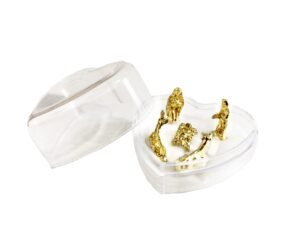 MINI PRESÉPIO CAIXA ACRÍLICO CORAÇÃO