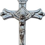 CRUCIFIXO ROMANO NIQUELADO 4,2X2,5 CM 153