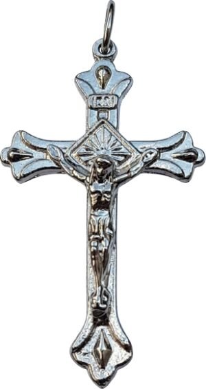 CRUCIFIXO ROMANO NIQUELADO 4,2X2,5 CM 153