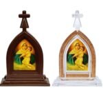 CAPELA EM ACRÍLICO MÃE RAINHA COM BASE 12 CM