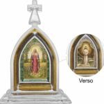 CAPELA EM ACRÍLICO NOSSA SENHORA DAS LÁGRIMAS COM BASE 12 CM