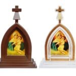 CAPELA EM ACRÍLICO MÃE RAINHA COM BASE 18 CM