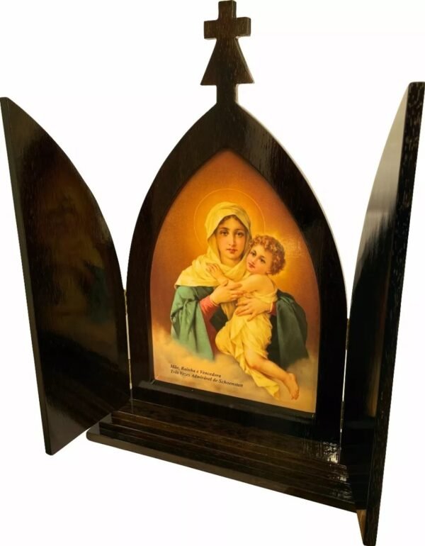 CAPELA MÃE RAINHA 43 CM  COM PORTA