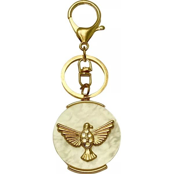 CHAVEIRO ESPIRITO SANTO MADRE PÉROLA