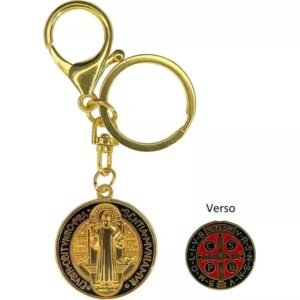 CHAVEIRO SÃO BENTO RESINADO MOSQUETÃO