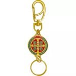 CHAVEIRO SÃO BENTO MOSQUETÃO COM ARGOLA