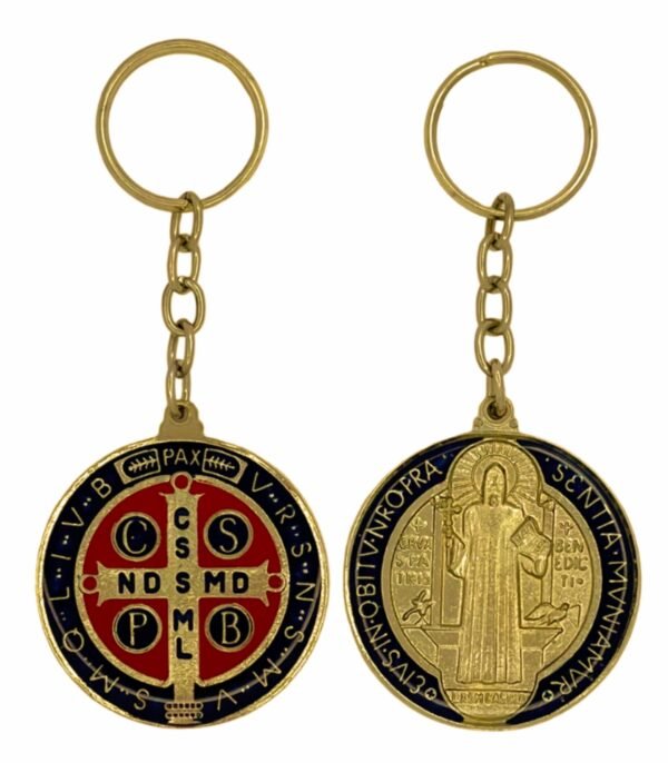 CHAVEIRO SÃO BENTO RESINADO GRANDE 45MM