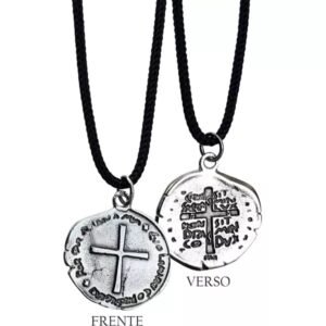 15186178155-co-45.jpg CORDÃO C MEDALHA S BENTO DUAS CRUZES ORIGINAL