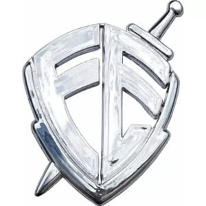 ADESIVO CROMADO ESCUDO FÉ