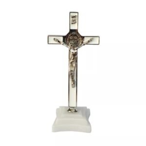 CRUCIFIXO SÃO BENTO COM BASE 12CM