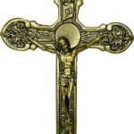CRUCIFIXO METAL COM CRISTO 24CM