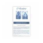 FOLHETO REZA DO TERÇO